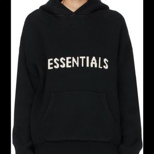 SOLD- Essentials Fear of God Knit Hoodie
